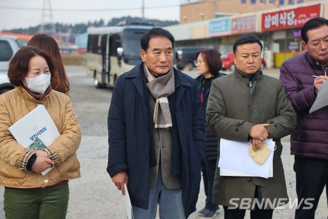 시정질문 대비 현장방문송악읍 중흥리2