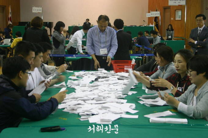 ‘19대 대통령 선거’ 개표 모습