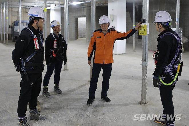 대전소방본부, 봄철 대형 건축공사장 화재안전 점검